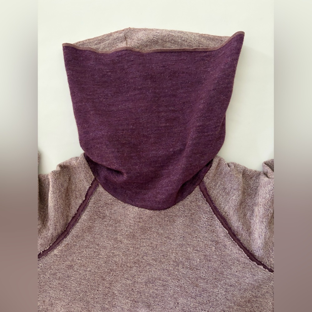 Kuhl Women’s NOVA Pullover Sweater Dress Cowl Neck Wool Blend Purple size Large - Picture 14 of 15